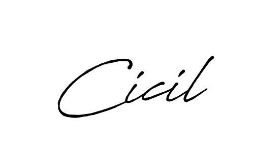 Also You can easily find your signature by using the search form. We will create Cicil name handwritten signature images for you free of cost using Antro_Vectra_Bolder sign style. Cicil signature style 7 images and pictures png