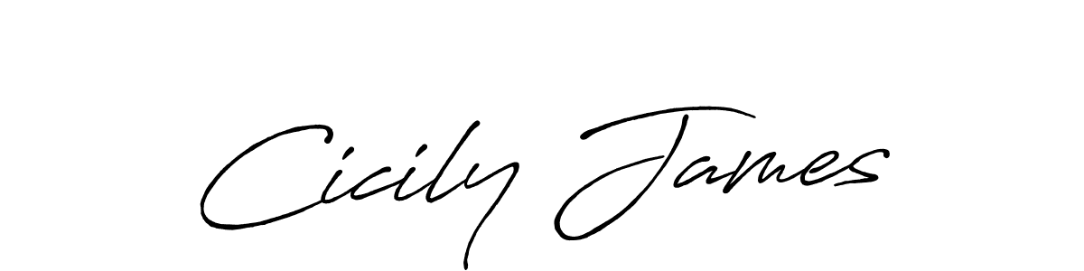 How to Draw Cicily James signature style? Antro_Vectra_Bolder is a latest design signature styles for name Cicily James. Cicily James signature style 7 images and pictures png