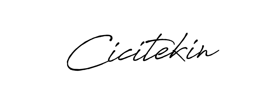 Similarly Antro_Vectra_Bolder is the best handwritten signature design. Signature creator online .You can use it as an online autograph creator for name Cicitekin. Cicitekin signature style 7 images and pictures png