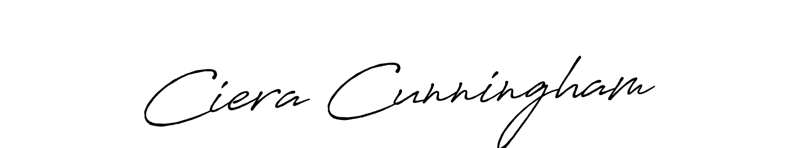 It looks lik you need a new signature style for name Ciera Cunningham. Design unique handwritten (Antro_Vectra_Bolder) signature with our free signature maker in just a few clicks. Ciera Cunningham signature style 7 images and pictures png