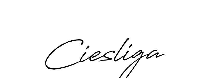 if you are searching for the best signature style for your name Ciesliga. so please give up your signature search. here we have designed multiple signature styles  using Antro_Vectra_Bolder. Ciesliga signature style 7 images and pictures png