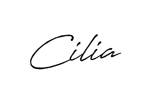Create a beautiful signature design for name Cilia. With this signature (Antro_Vectra_Bolder) fonts, you can make a handwritten signature for free. Cilia signature style 7 images and pictures png