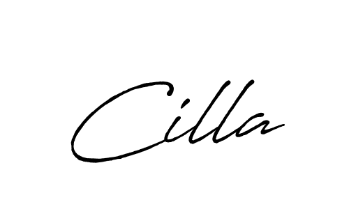 if you are searching for the best signature style for your name Cilla. so please give up your signature search. here we have designed multiple signature styles  using Antro_Vectra_Bolder. Cilla signature style 7 images and pictures png