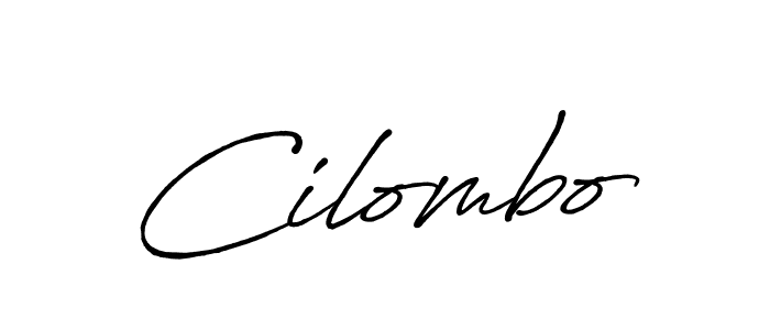 Design your own signature with our free online signature maker. With this signature software, you can create a handwritten (Antro_Vectra_Bolder) signature for name Cilombo. Cilombo signature style 7 images and pictures png