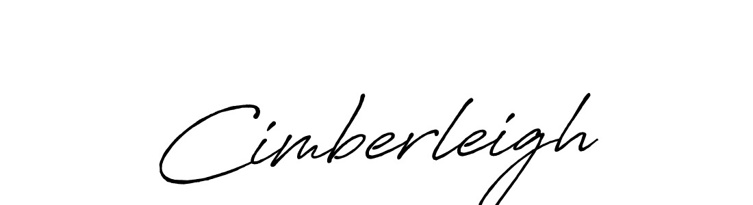 It looks lik you need a new signature style for name Cimberleigh. Design unique handwritten (Antro_Vectra_Bolder) signature with our free signature maker in just a few clicks. Cimberleigh signature style 7 images and pictures png