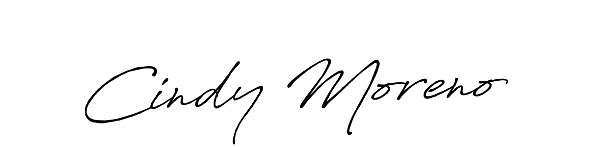 Design your own signature with our free online signature maker. With this signature software, you can create a handwritten (Antro_Vectra_Bolder) signature for name Cindy Moreno. Cindy Moreno signature style 7 images and pictures png