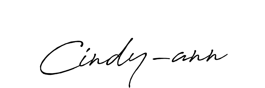 Also You can easily find your signature by using the search form. We will create Cindy-ann name handwritten signature images for you free of cost using Antro_Vectra_Bolder sign style. Cindy-ann signature style 7 images and pictures png