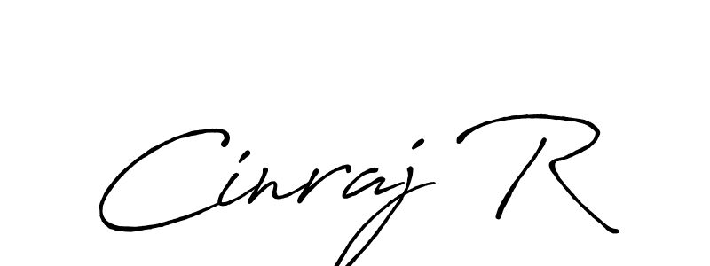 Antro_Vectra_Bolder is a professional signature style that is perfect for those who want to add a touch of class to their signature. It is also a great choice for those who want to make their signature more unique. Get Cinraj R name to fancy signature for free. Cinraj R signature style 7 images and pictures png