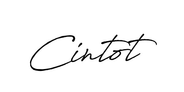 Make a beautiful signature design for name Cintot. With this signature (Antro_Vectra_Bolder) style, you can create a handwritten signature for free. Cintot signature style 7 images and pictures png