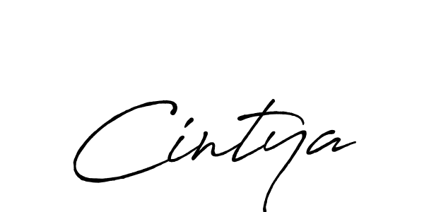 It looks lik you need a new signature style for name Cintya. Design unique handwritten (Antro_Vectra_Bolder) signature with our free signature maker in just a few clicks. Cintya signature style 7 images and pictures png