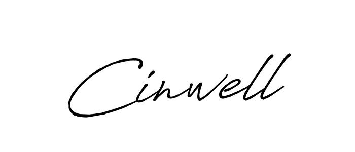 Design your own signature with our free online signature maker. With this signature software, you can create a handwritten (Antro_Vectra_Bolder) signature for name Cinwell. Cinwell signature style 7 images and pictures png