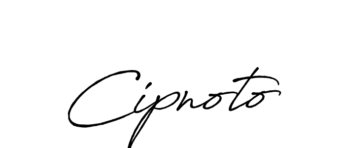 Use a signature maker to create a handwritten signature online. With this signature software, you can design (Antro_Vectra_Bolder) your own signature for name Cipnoto. Cipnoto signature style 7 images and pictures png