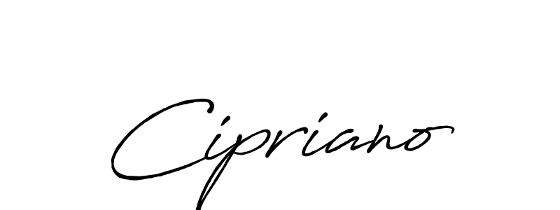 Make a beautiful signature design for name Cipriano. Use this online signature maker to create a handwritten signature for free. Cipriano signature style 7 images and pictures png