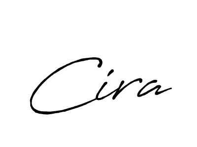 Make a beautiful signature design for name Cira. With this signature (Antro_Vectra_Bolder) style, you can create a handwritten signature for free. Cira signature style 7 images and pictures png
