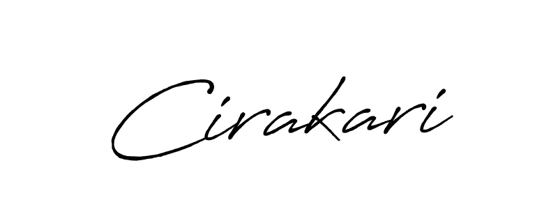 It looks lik you need a new signature style for name Cirakari. Design unique handwritten (Antro_Vectra_Bolder) signature with our free signature maker in just a few clicks. Cirakari signature style 7 images and pictures png