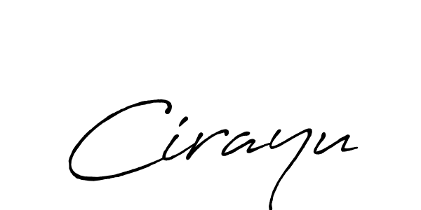 The best way (Antro_Vectra_Bolder) to make a short signature is to pick only two or three words in your name. The name Cirayu include a total of six letters. For converting this name. Cirayu signature style 7 images and pictures png