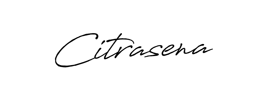 Antro_Vectra_Bolder is a professional signature style that is perfect for those who want to add a touch of class to their signature. It is also a great choice for those who want to make their signature more unique. Get Citrasena name to fancy signature for free. Citrasena signature style 7 images and pictures png