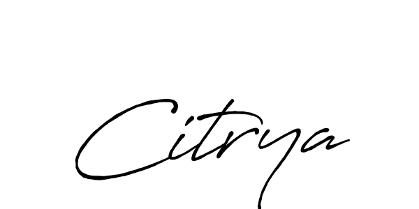 Once you've used our free online signature maker to create your best signature Antro_Vectra_Bolder style, it's time to enjoy all of the benefits that Citrya name signing documents. Citrya signature style 7 images and pictures png