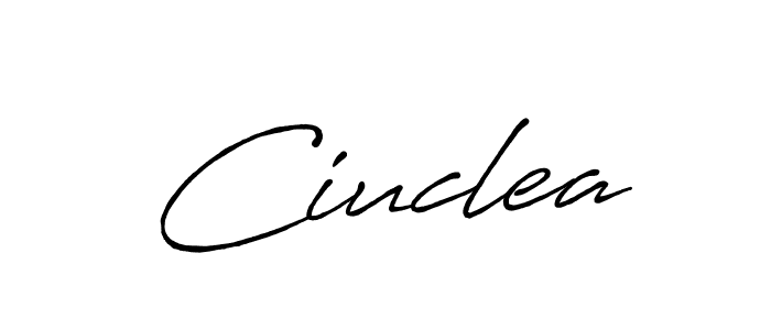 It looks lik you need a new signature style for name Ciuclea. Design unique handwritten (Antro_Vectra_Bolder) signature with our free signature maker in just a few clicks. Ciuclea signature style 7 images and pictures png