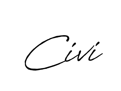 How to Draw Civi signature style? Antro_Vectra_Bolder is a latest design signature styles for name Civi. Civi signature style 7 images and pictures png