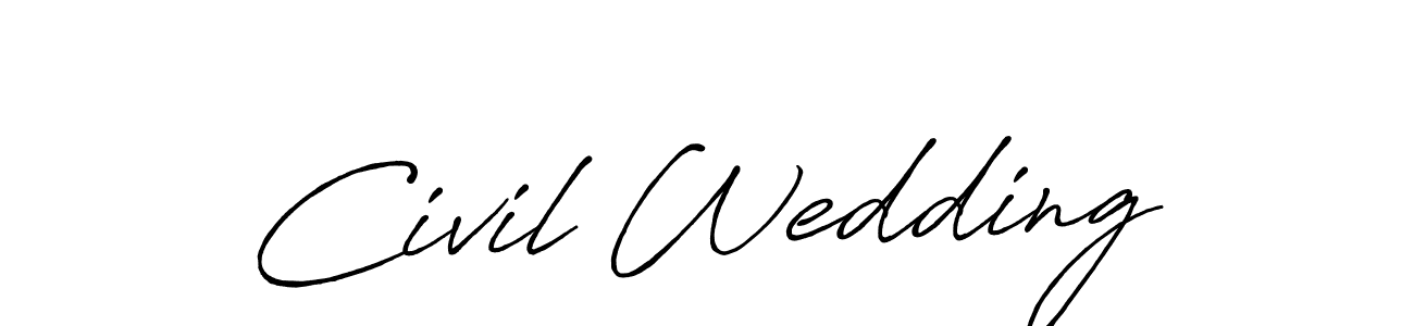Make a short Civil Wedding signature style. Manage your documents anywhere anytime using Antro_Vectra_Bolder. Create and add eSignatures, submit forms, share and send files easily. Civil Wedding signature style 7 images and pictures png
