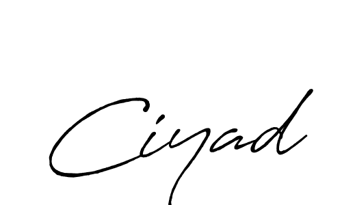 The best way (Antro_Vectra_Bolder) to make a short signature is to pick only two or three words in your name. The name Ciyad include a total of six letters. For converting this name. Ciyad signature style 7 images and pictures png
