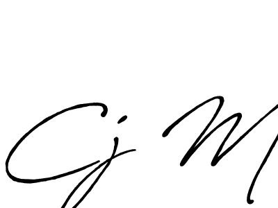 Make a beautiful signature design for name Cj M. Use this online signature maker to create a handwritten signature for free. Cj M signature style 7 images and pictures png