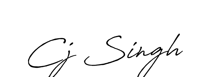 Use a signature maker to create a handwritten signature online. With this signature software, you can design (Antro_Vectra_Bolder) your own signature for name Cj Singh. Cj Singh signature style 7 images and pictures png
