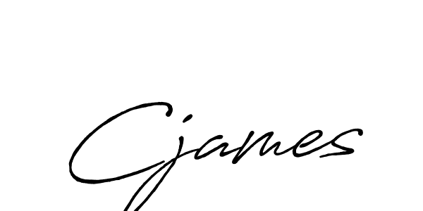 How to make Cjames name signature. Use Antro_Vectra_Bolder style for creating short signs online. This is the latest handwritten sign. Cjames signature style 7 images and pictures png