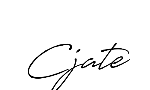 The best way (Antro_Vectra_Bolder) to make a short signature is to pick only two or three words in your name. The name Cjate include a total of six letters. For converting this name. Cjate signature style 7 images and pictures png