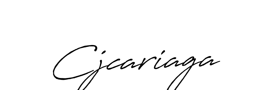 Make a beautiful signature design for name Cjcariaga. With this signature (Antro_Vectra_Bolder) style, you can create a handwritten signature for free. Cjcariaga signature style 7 images and pictures png
