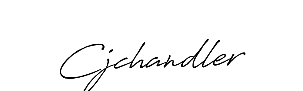 Make a beautiful signature design for name Cjchandler. With this signature (Antro_Vectra_Bolder) style, you can create a handwritten signature for free. Cjchandler signature style 7 images and pictures png