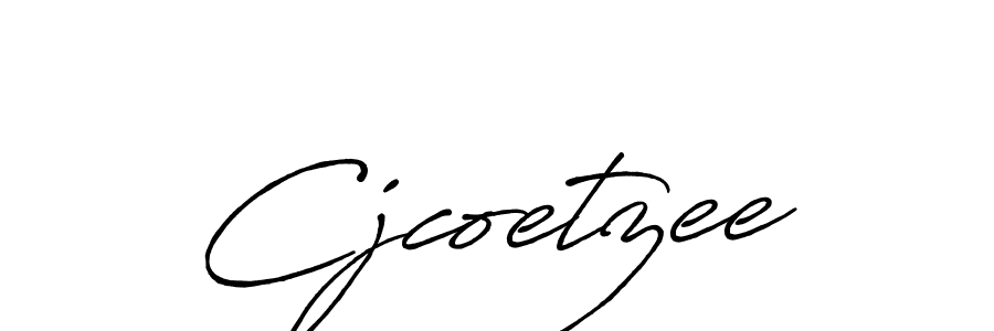 How to make Cjcoetzee name signature. Use Antro_Vectra_Bolder style for creating short signs online. This is the latest handwritten sign. Cjcoetzee signature style 7 images and pictures png