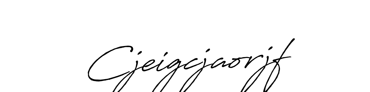 This is the best signature style for the Cjeigcjaorjf name. Also you like these signature font (Antro_Vectra_Bolder). Mix name signature. Cjeigcjaorjf signature style 7 images and pictures png