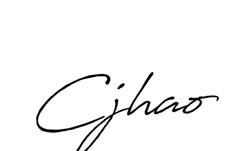 Create a beautiful signature design for name Cjhao. With this signature (Antro_Vectra_Bolder) fonts, you can make a handwritten signature for free. Cjhao signature style 7 images and pictures png