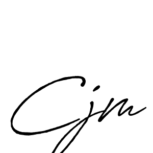 if you are searching for the best signature style for your name Cjm. so please give up your signature search. here we have designed multiple signature styles  using Antro_Vectra_Bolder. Cjm signature style 7 images and pictures png