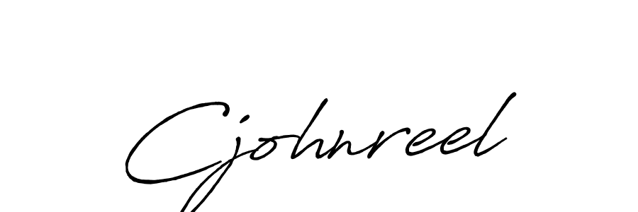 The best way (Antro_Vectra_Bolder) to make a short signature is to pick only two or three words in your name. The name Cjohnreel include a total of six letters. For converting this name. Cjohnreel signature style 7 images and pictures png