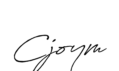 Use a signature maker to create a handwritten signature online. With this signature software, you can design (Antro_Vectra_Bolder) your own signature for name Cjoym. Cjoym signature style 7 images and pictures png