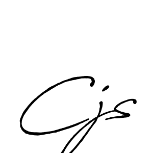 Also we have Cjs name is the best signature style. Create professional handwritten signature collection using Antro_Vectra_Bolder autograph style. Cjs signature style 7 images and pictures png