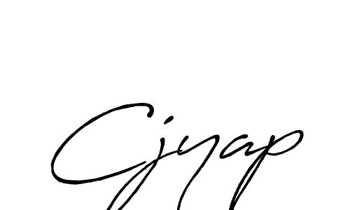 if you are searching for the best signature style for your name Cjyap. so please give up your signature search. here we have designed multiple signature styles  using Antro_Vectra_Bolder. Cjyap signature style 7 images and pictures png