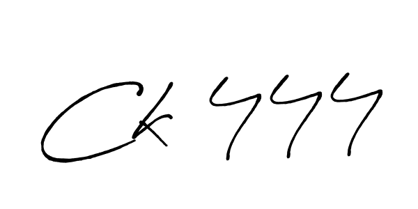 Create a beautiful signature design for name Ck 444. With this signature (Antro_Vectra_Bolder) fonts, you can make a handwritten signature for free. Ck 444 signature style 7 images and pictures png