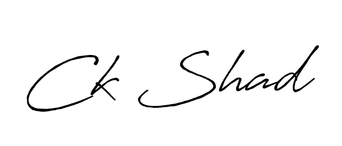 Once you've used our free online signature maker to create your best signature Antro_Vectra_Bolder style, it's time to enjoy all of the benefits that Ck Shad name signing documents. Ck Shad signature style 7 images and pictures png