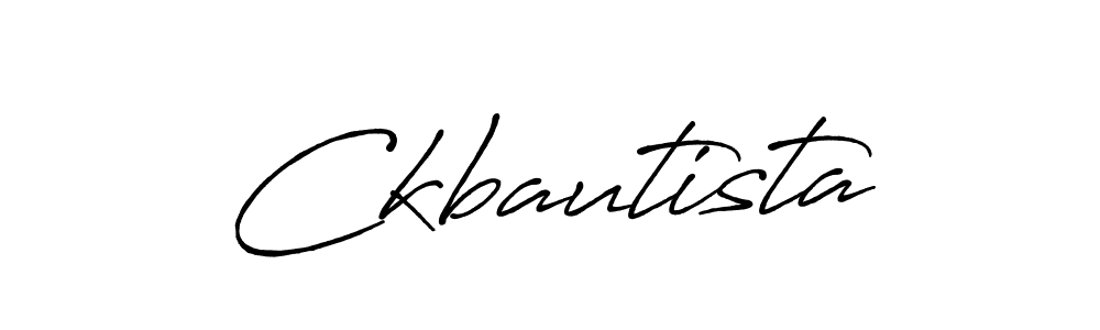 Create a beautiful signature design for name Ckbautista. With this signature (Antro_Vectra_Bolder) fonts, you can make a handwritten signature for free. Ckbautista signature style 7 images and pictures png