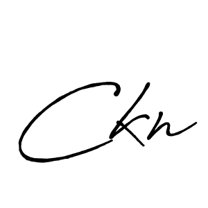 Design your own signature with our free online signature maker. With this signature software, you can create a handwritten (Antro_Vectra_Bolder) signature for name Ckn. Ckn signature style 7 images and pictures png