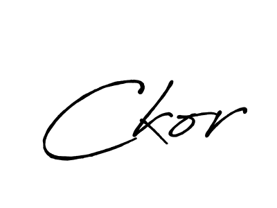 Once you've used our free online signature maker to create your best signature Antro_Vectra_Bolder style, it's time to enjoy all of the benefits that Ckor name signing documents. Ckor signature style 7 images and pictures png