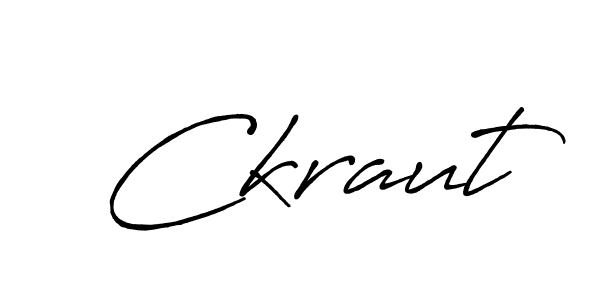 Ckraut stylish signature style. Best Handwritten Sign (Antro_Vectra_Bolder) for my name. Handwritten Signature Collection Ideas for my name Ckraut. Ckraut signature style 7 images and pictures png