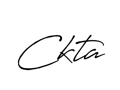 Use a signature maker to create a handwritten signature online. With this signature software, you can design (Antro_Vectra_Bolder) your own signature for name Ckta. Ckta signature style 7 images and pictures png