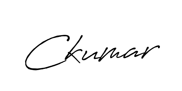 How to make Ckumar signature? Antro_Vectra_Bolder is a professional autograph style. Create handwritten signature for Ckumar name. Ckumar signature style 7 images and pictures png