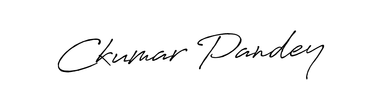 It looks lik you need a new signature style for name Ckumar Pandey. Design unique handwritten (Antro_Vectra_Bolder) signature with our free signature maker in just a few clicks. Ckumar Pandey signature style 7 images and pictures png