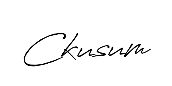 The best way (Antro_Vectra_Bolder) to make a short signature is to pick only two or three words in your name. The name Ckusum include a total of six letters. For converting this name. Ckusum signature style 7 images and pictures png